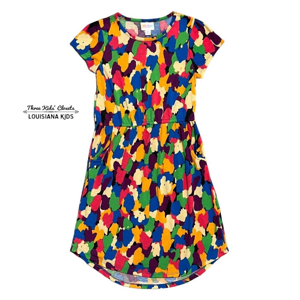 LulaRoe Sz 10 Colorful Mae Dress